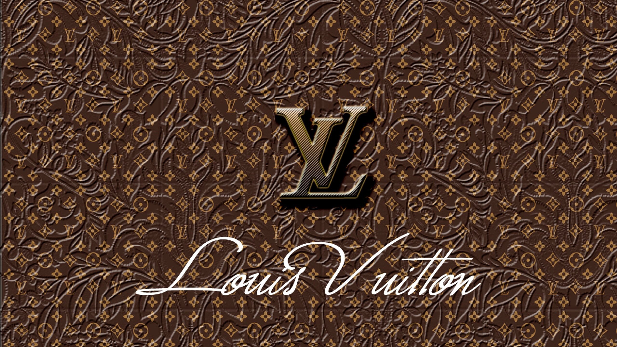Louis vuitton logotipo dorado diseño símbolo ilustración imagen ai generó  arte