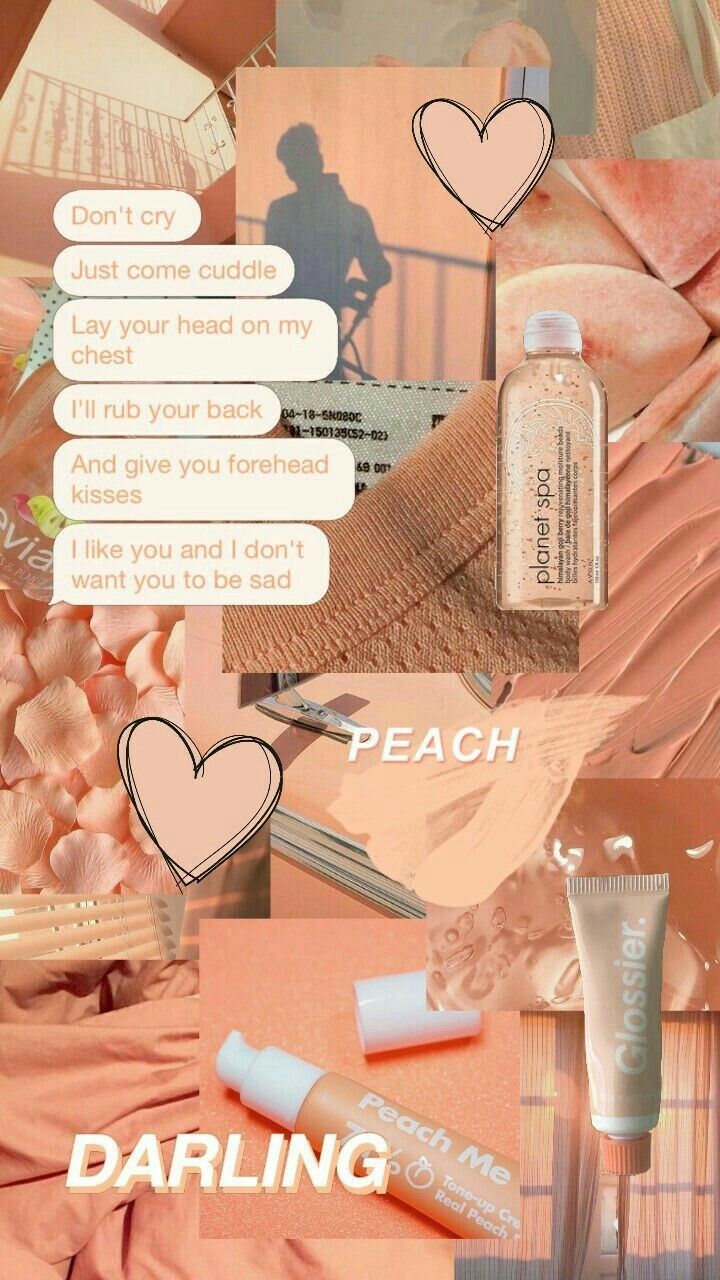 Peach aesthetic  Aesthetic wallpaper  Facebook