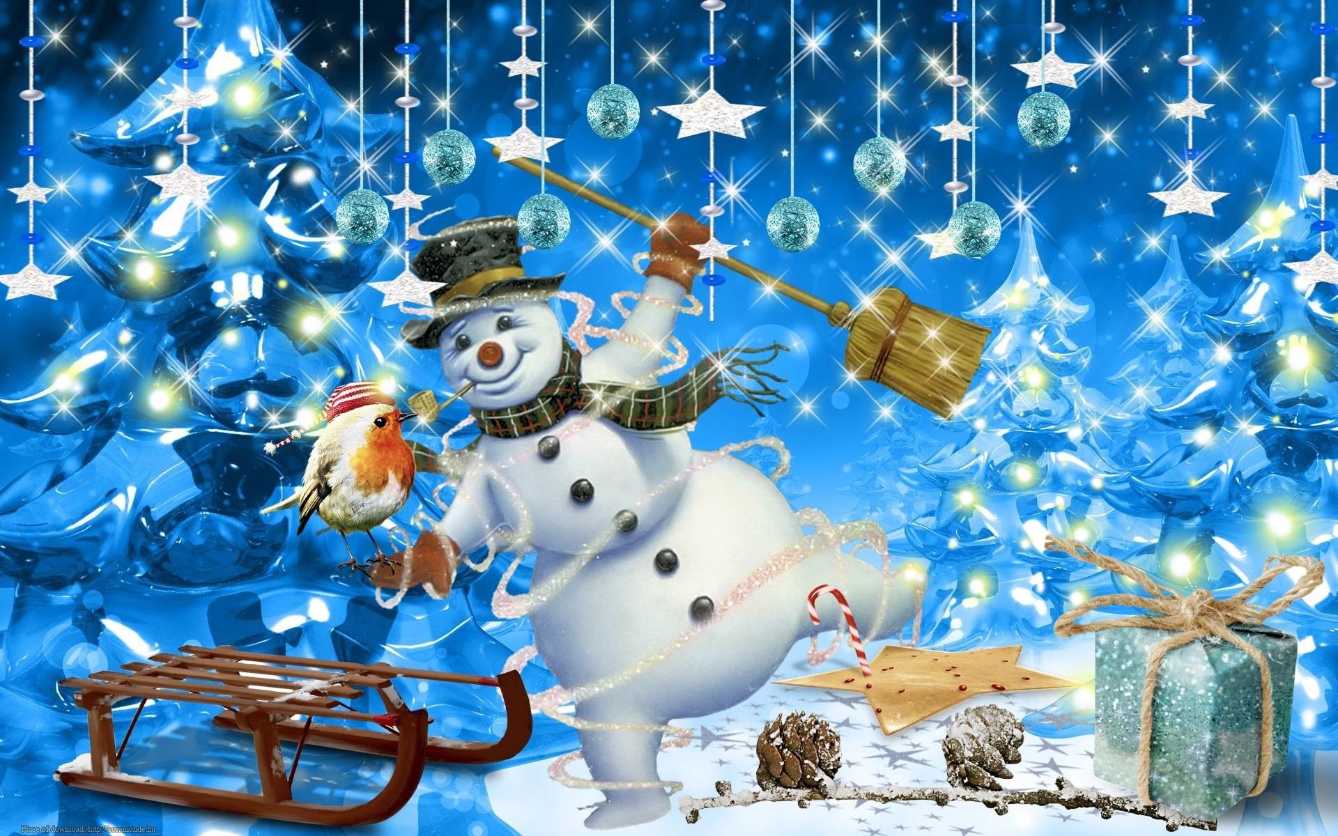 live snowman wallpaper 1.1 Free Download