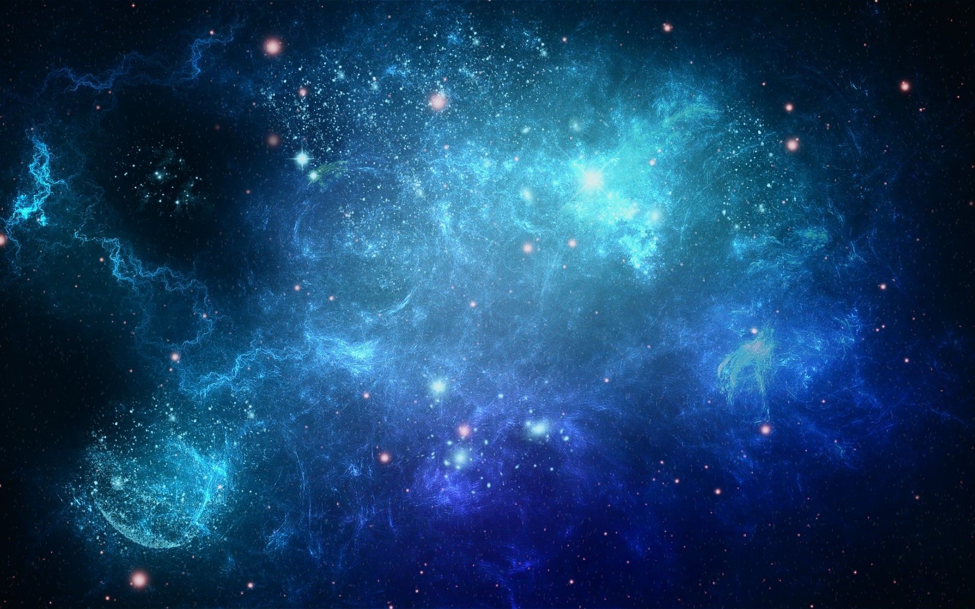 4K Blue Nebula - Moving Background #AAVFX Live Wallpaper 