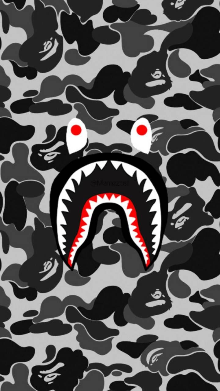 BAPE Shark Camo Wallpapers on WallpaperDog