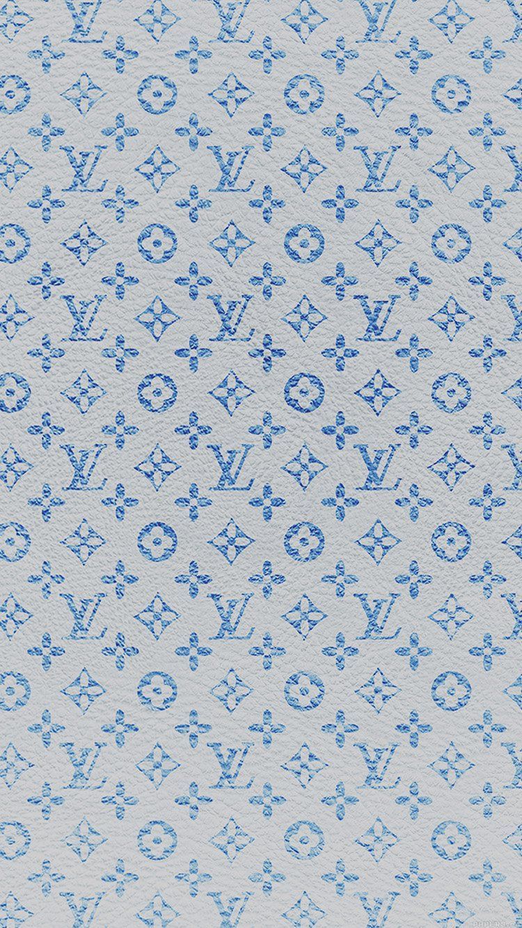 Louis Vuitton Wallpaper Blue  Phone wallpaper patterns Wallpaper Phone  wallpaper