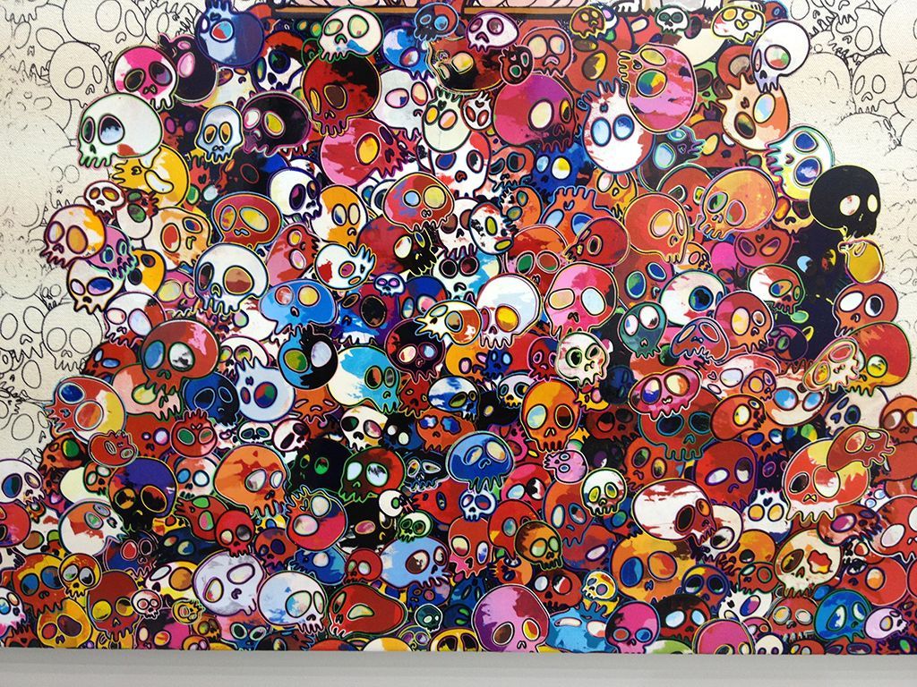 Takashi Murakami Jellyfish Eyes Wallpaper  Chairish