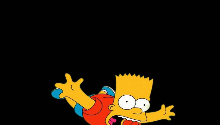 Aesthetic Bart Simpson iPhone Wallpaper