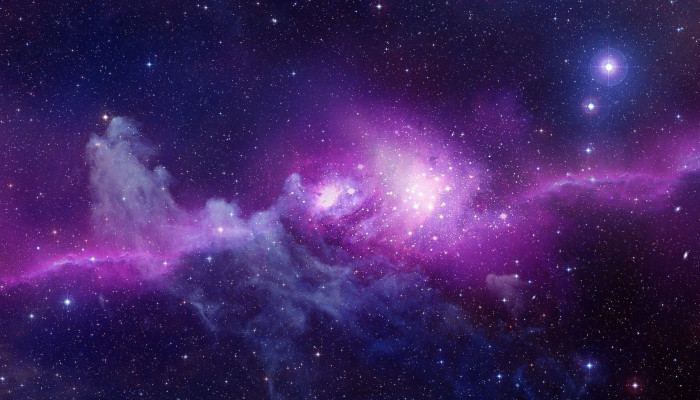 Purple Space Wallpaper