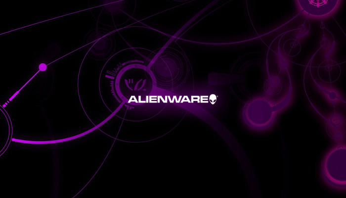 Purple Alienware Wallpaper