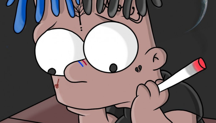 Xxxtentacion Sad Bart Simpson Wallpaper