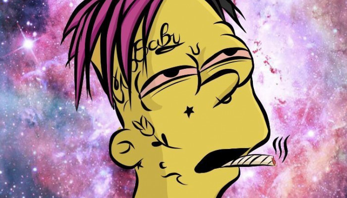 Bart Simpson as Xxxtentacion Wallpaper