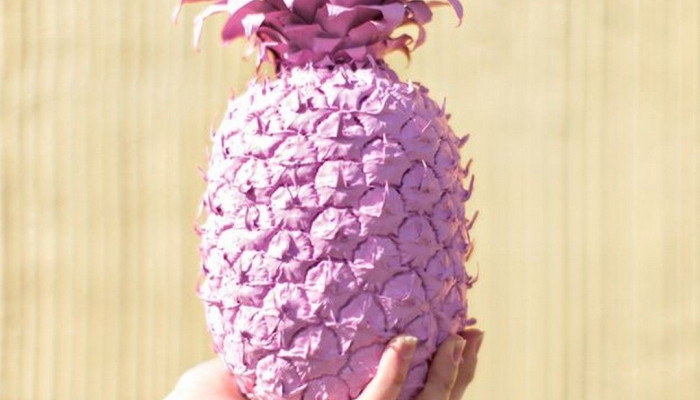 Purple Pink Pineapple Wallpaper