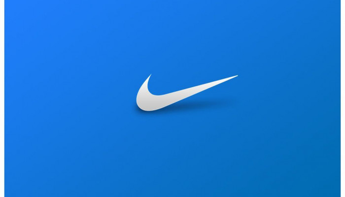 Blue Nike Swoosh Wallpaper