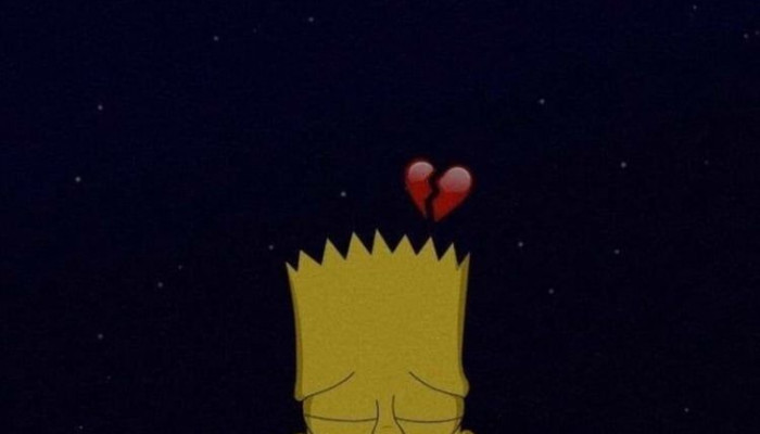 Sad Bart Simpson Wallpaper