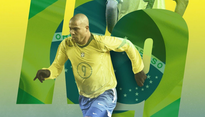 R9 Ronaldo Luís Nazário De Lima World Cup 1998 Nike Mercurial Unframed A4  Print Poster no Background Pattern - Etsy