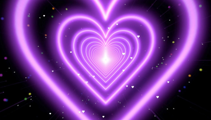purple hearts Wallpaper
