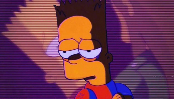 Sad Bart Simpson Laptop Wallpaper