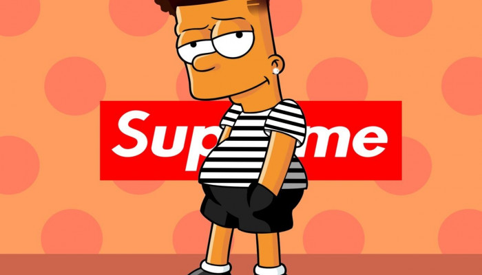 Black Bart Simpsons Supreme Wallpaper
