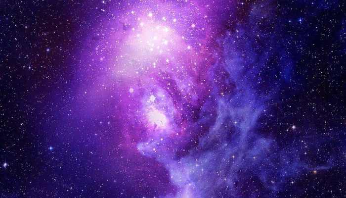 Purple Galaxy iPhone Wallpaper