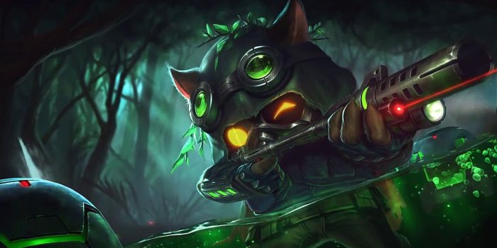 1280x720 Omega Squad Teemo Animation (Wallpaper Engine)