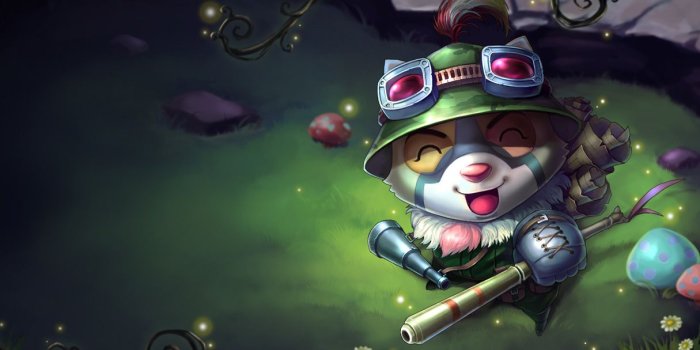 1215x717 Wallpaper League of Legends Teemo Games