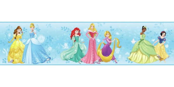 1000x1000 Disney Kids III Disney Princess Border
