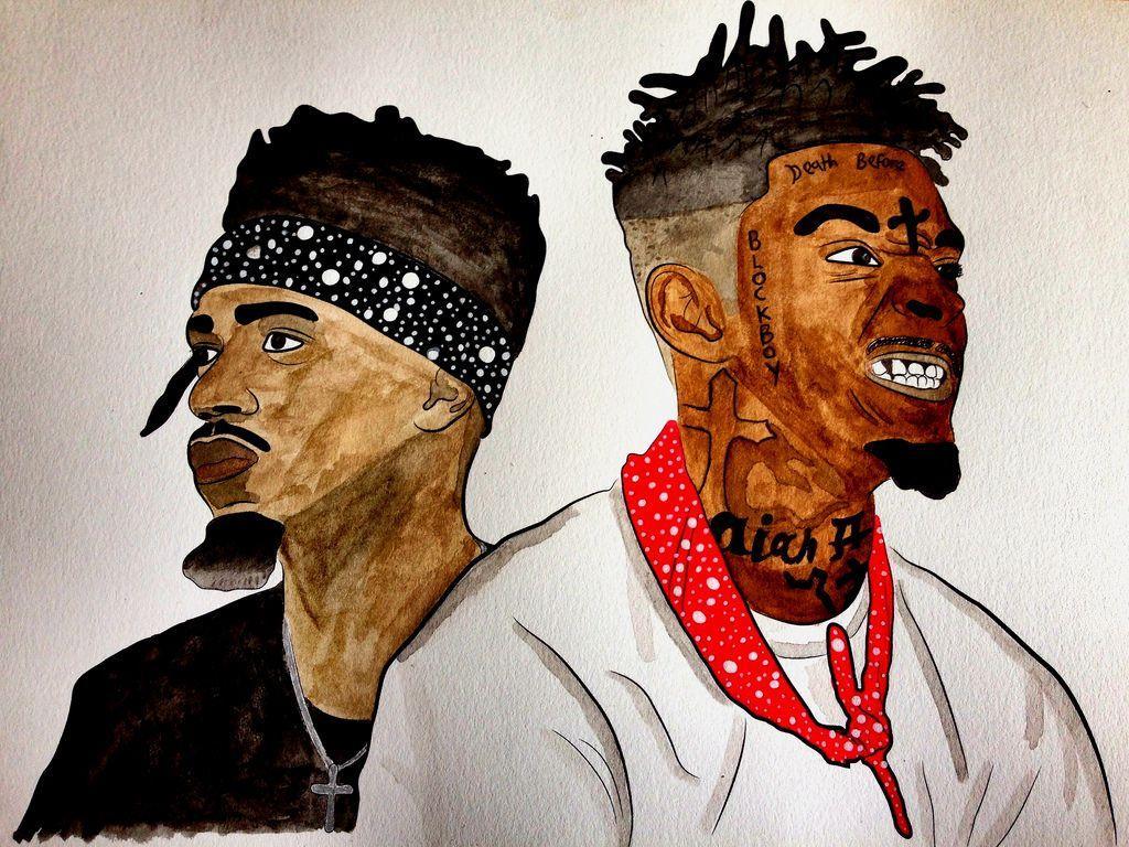 1024x768 21 Savage Rapper Cartoon Wallpapers - Top Free 21 Savage Rapper