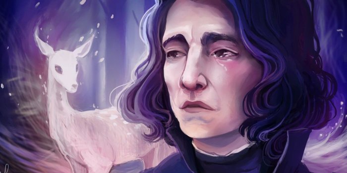 1332x850 Wallpaper art, Harry Potter, Severus Snape, by Ludmila-Cera-Foce