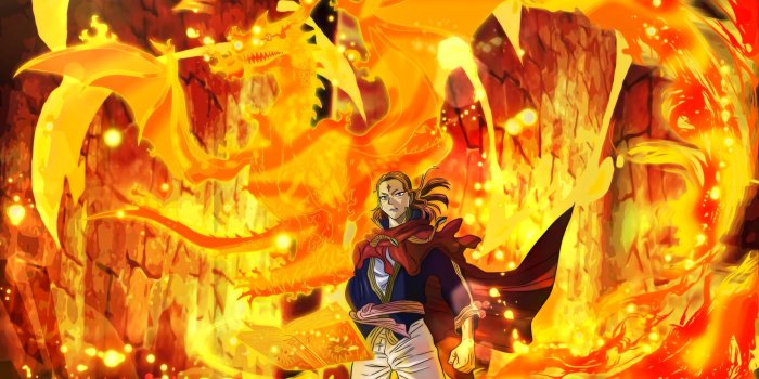 2560x1600 Wallpaper of Anime, Fuegoleon Vermillion, Black Clover background