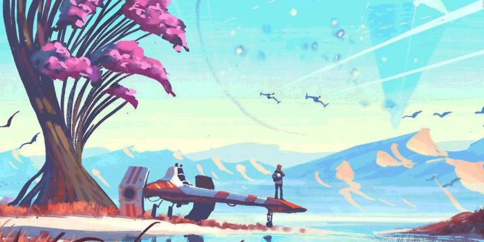 1332x850 Wallpaper people, man, men, ship, starship, but Mans sky, nms, no