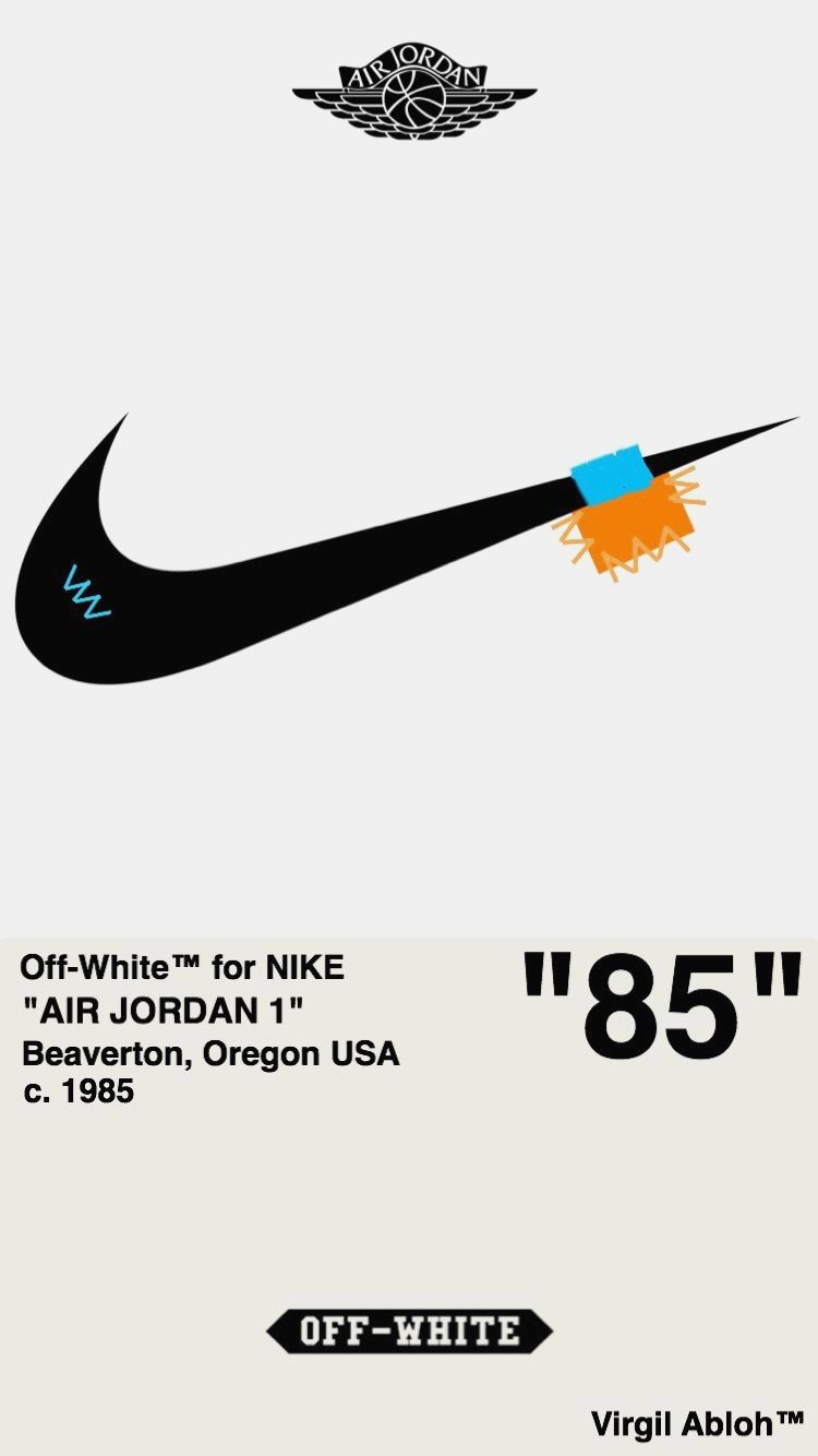 750x1334 Latest Supreme Wallpaper: Off White Black And White Brick Wallpaper