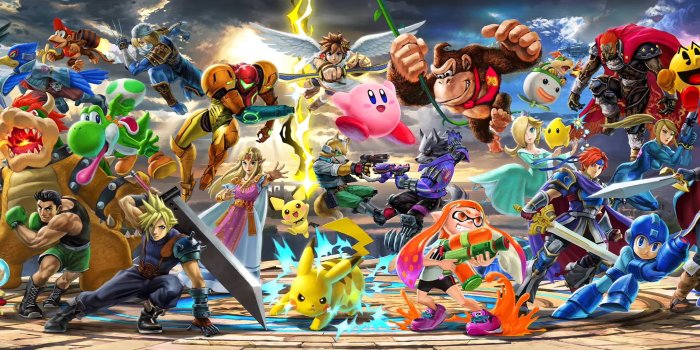 5828x1080 Super Smash Brothers Ultimate Wallpaper - Album on Imgur