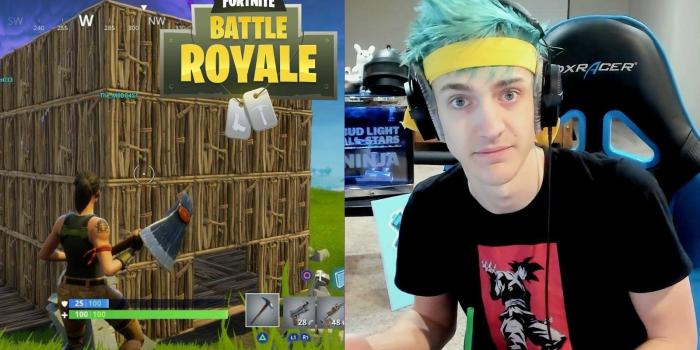 1600x900 Ninja Does His Best Impression of a Fortnite Console Builder