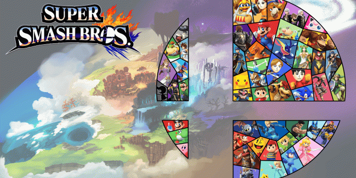 1920x1080 SSB4 Roster in Logo Wallpaper | Super Smash Brothers | Know Your Meme