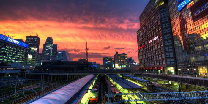 2880x1800 Shinjuku Station, Tokyo wallpaper - World wallpapers - #22107