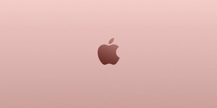2048x2048 au11-apple-pink-rose-gold-minimal-illustration-art-wallpaper