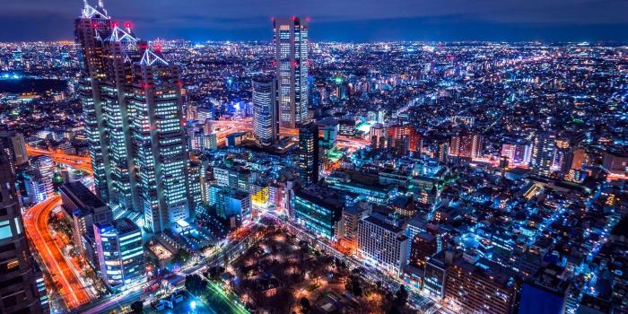 1920x1080 Tokyo Skyline With The Shinjuku Park Tower At Night HD Wallpaper