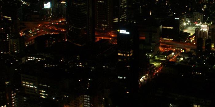 1350x2400 Download wallpaper 1350x2400 city, evening, lights, metropolis