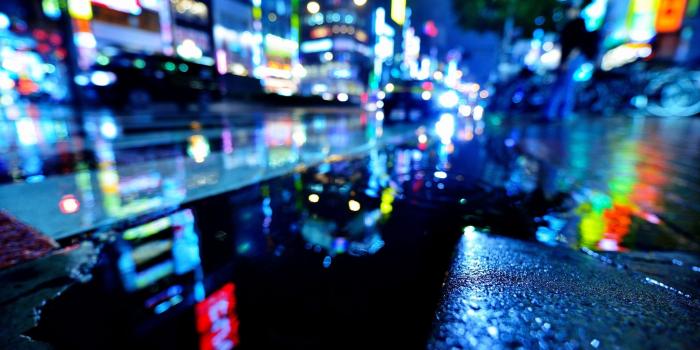 2048x1367 Wallpaper wet, city, Japan, bokeh, street, Shinjuku, rain, lights
