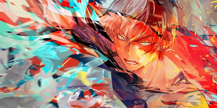 1920x1439 Signed male anime character, Boku no Hero Academia, Todoroki Shōto