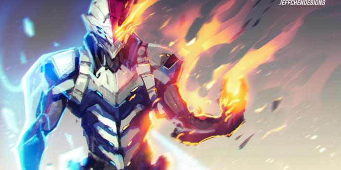 1920x1217 Anime My Hero Academia Shoto Todoroki Mecha Wallpaper | Fire and The