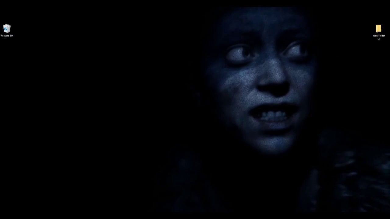 1280x720 Wallpaper Engine Hellblade - Senua's Face