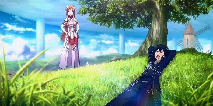 1920x1080 Sword Art Online Wallpaper - Kirito And Asuna Tree (#373318) - HD