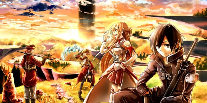 1425x1006 Sword Art Online Kirito Team Wallpaper | Wallpapers Background