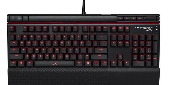 1500x938 HyperX Alloy Elite Mechanical Gaming Keyboard, Cherry MX Red, Red LED  (HX-KB2RD1-US/R1)