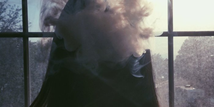 2202x2666 aesthetic #smoke #vape #blue #evening #grunge #girl #pretty