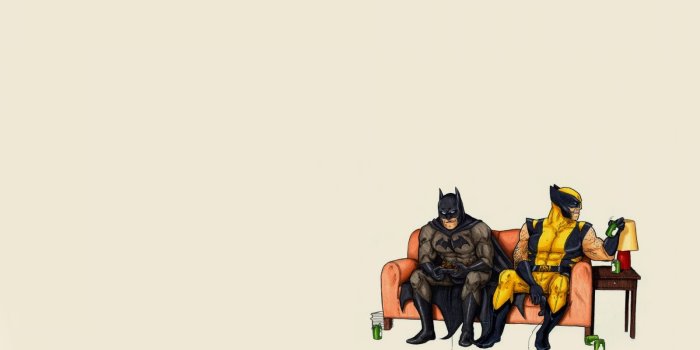 1600x900 Free download Batman Wolverine Computer Wallpapers Desktop