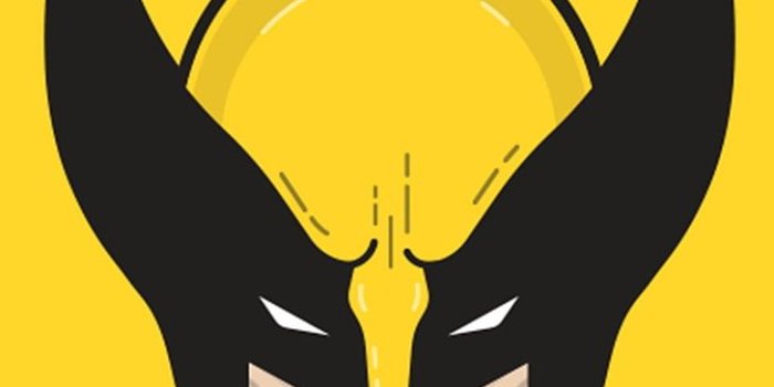 728x1294 HD wallpaper: Wolverine illustration, superhero, yellow, colored