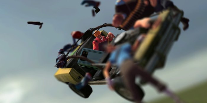 1680x1050 Brown And Black Plastic Toy, Render, Team Fortress - Garry's Mod