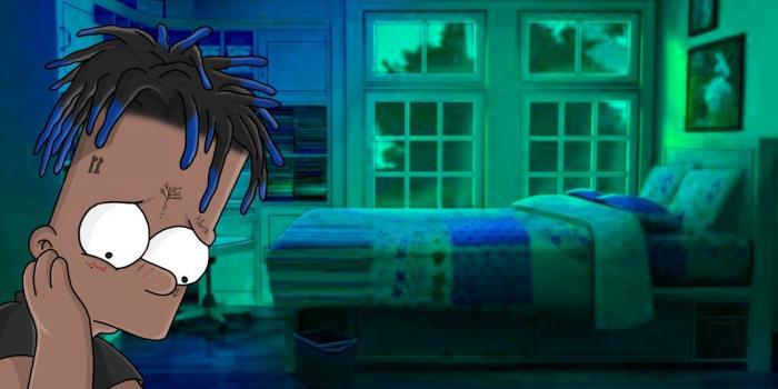 1280x720 bart triste, simpson, sad ,trap ,vhs ,wallpaper By Dheydem