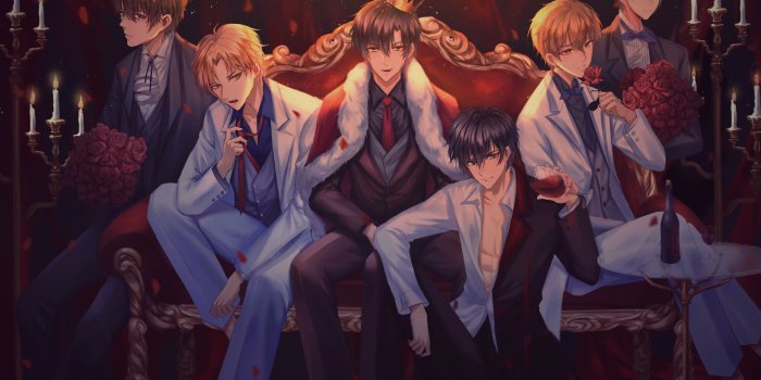 4631x2728 Download 4631x2728 Anime Boys, Shoujo, King, Crown, Suit Wallpapers