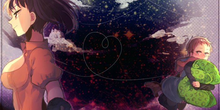 1920x1200 7 Deadly Sins King and Diane anime wallpaper, Nanatsu no Taizai