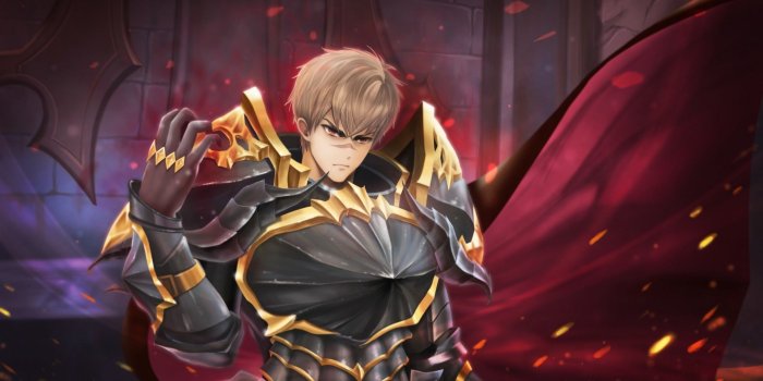 1920x1080 Download 1920x1080 Bernheim, King's Raid, Armor, Knight, Anime Games